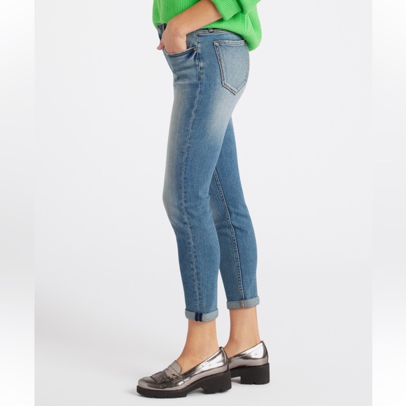 Vigoss‎ Thompson Tomboy Mid rise Jean Size 16 Color Indigo - Picture 4 of 10